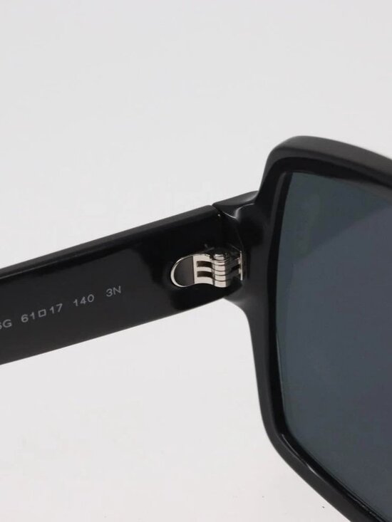CHANEL COCO Mark Sunglasses plastic Black 5385-A CC Auth BA11986 main image 13
